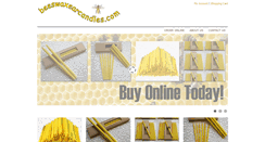 Desktop Screenshot of beeswaxearcandles.com
